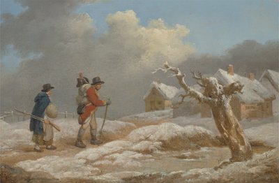 Die Rückkehr eines Soldaten von George Morland